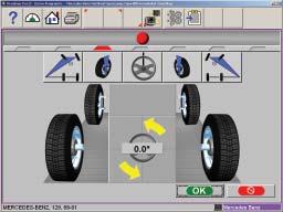 on the basis of original data and specifications. 3D wheel alignment supplies absolutely accurate data, avoiding any possible inaccuracies, making sure your customer will be highly satisfied.