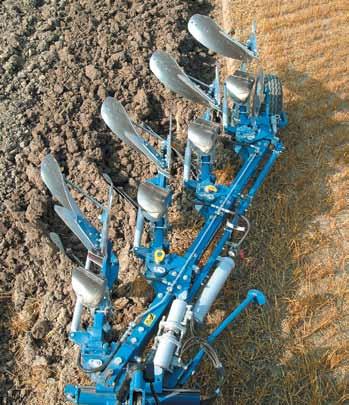 The range consists of three, four or five furrow ploughs with either shear bolt protection, or fully automatic hydraulic stone release system.