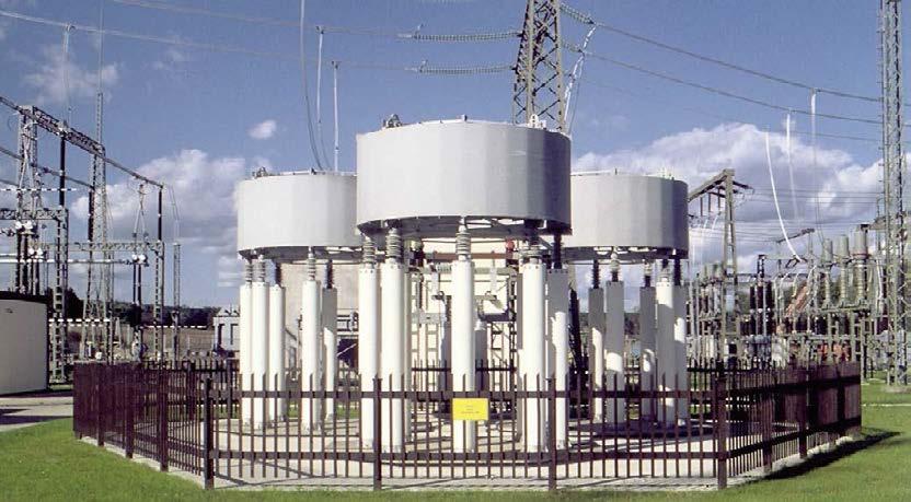 Fig. 67: Tertiary-connected shunt reactors Capacitor reactors Capacitor reactors are designed to be installed in series with a shunt-connected capacitor bank to limit inrush currents due to