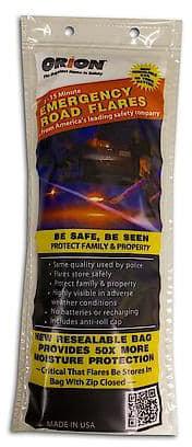 Products 30 Minute Emergency Flare Kit SFC 6030 Be Safe, Be Seen Each flare burns for