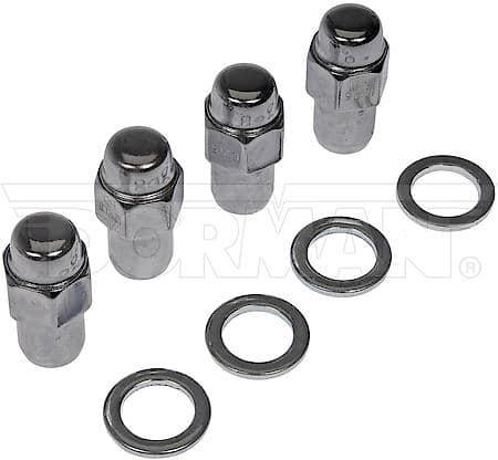Lug Nuts Available in different quantities and packaging options Chrome wheel nut & lock kits available (where Dorman - Autograde Wheel Nut Chrome Std. Mag 2-Pc M12-1.