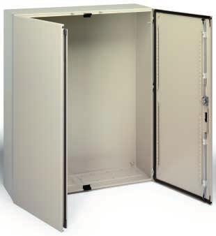 Sealed metal enclosures CRNG 1210/300 CRNG 128/300 Metal construction suite of enclosures made from a single cross-shaped folded section.
