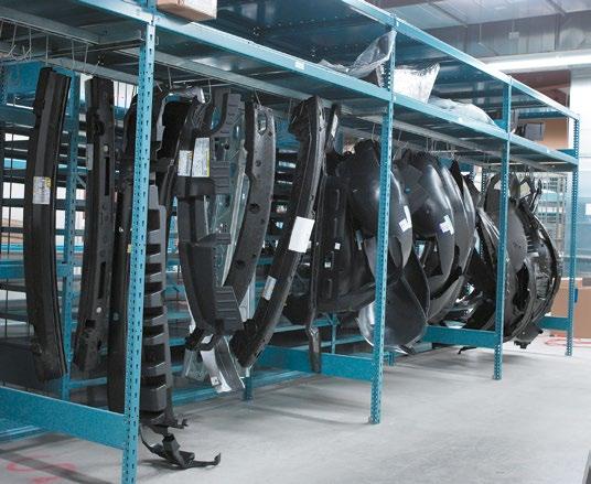 Automotive Storage Rack SPECIALIZED STORAGE For some years now, Rousseau has been developing a system that offers a complete and integrated storage solution for the automotive industry.