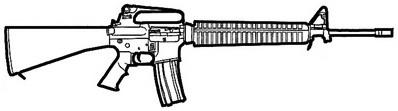 Colt M16A1 Reliability : unreliable Cost : 220 eb Length : 99 cm Colt M16A2 Rate of