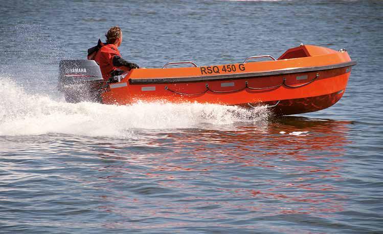BOATS RESCUE BOATS FAST RESCUE BOATS Comfortable and stable ride in the most demanding sea conditions: Hull and console made out of seawater-resistant aluminium or glass reinforced plastic (GRP)
