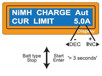 NiMH/NiCd battery program The NiMH/NiCD programs are for charging or discharging NiMH (Nickel-Metal- Hydride) or NiCd (Nickel-Cadmium) batteries.