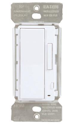 When a dimmer with Rapid Start is turned on from a low dimmer setting, the LED lighting may exhibit a momentary