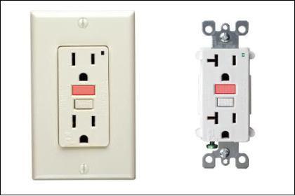 Ground-Fault Circuit Interrupter This device protects you from dangerous shock The GFCI detects a difference in current between the black and white circuit wires (This could happen when electrical