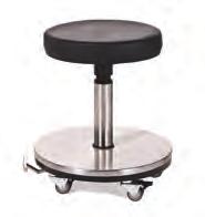 530 710mm Backrest AX 267 Surgeon Stool Foot Operated Height 530 710mm No backrest AX