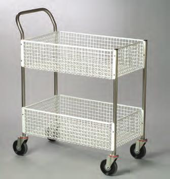 147 Clearing Trolley 2 dished shelves AX 625