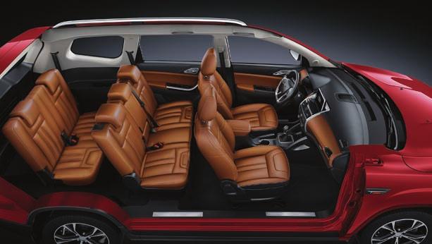 7-SEAT SUV LUXURIOUS DESIGN The T5 space performance is very good; the length, width and height have reached 4715/1830/1780mm; the wheelbase is