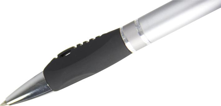 PENS 59 48 1 39 Get a grip on this incredibly comfortable pen! The top of the gripper is tapered for the thumb and index finger while the opposite side has a rounded notch for the middle finger.