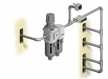 Compact flow rate sensor FSM3 2-port solenoid valve Maintenance
