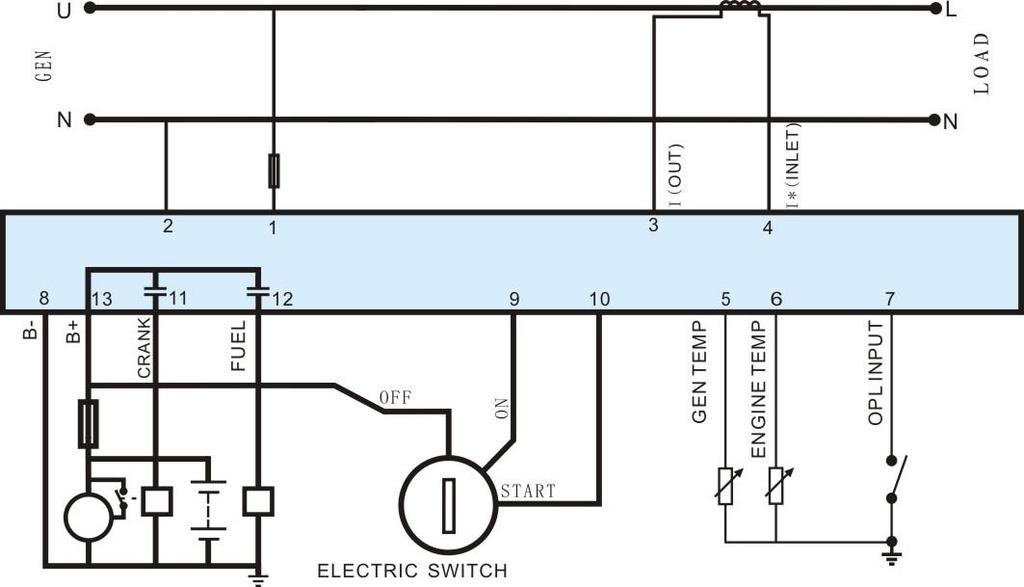 9. TYPICAL WIRING DIAGRAM Typical wiring diagram is shown below: 10.