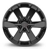 Escalade & Escalade ESV SF1 7-Spoke Wheel in Silver 400  Escalade & Escalade ESV SGM 7-Spoke Gloss Black Wheel