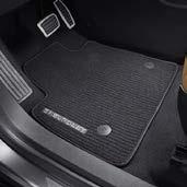 1 hr Front-Row Carpeted Floor Mats, Black with Black Binding All-New 2019 Blazer Part # 84576671 MSRP $110.00 Install 0.