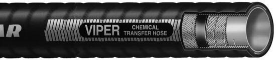 VIPER For the transfer of a variety of industrial chemicals used today. (Refer to Goodyear Resistance Guide for compatibility.) For use in pressure, gravity flow and/or suction service.