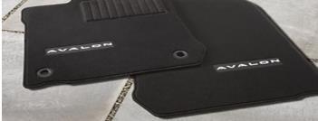 (SET OF 4) $129 Rear Bumper Applique The durable, black rear bumper protector helps keep the top surface of the Avalon' s rear bumper free of