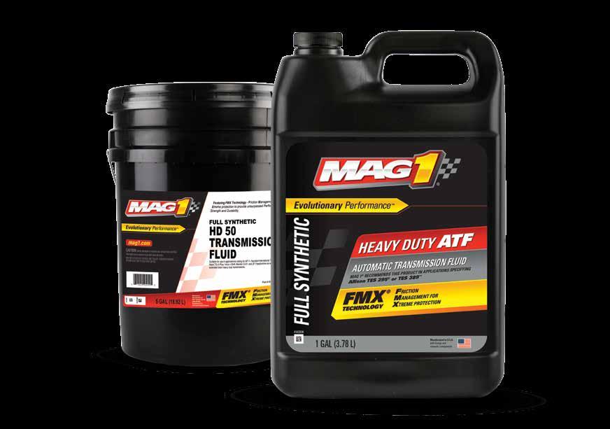 HEAVY DUTY TRUCK TRANSMISSION FLUID Heavy duty truck transmissions have evolved dramatically, requiring highly specialized fluids for unique applications. One brand has evolved right alongside MAG 1.