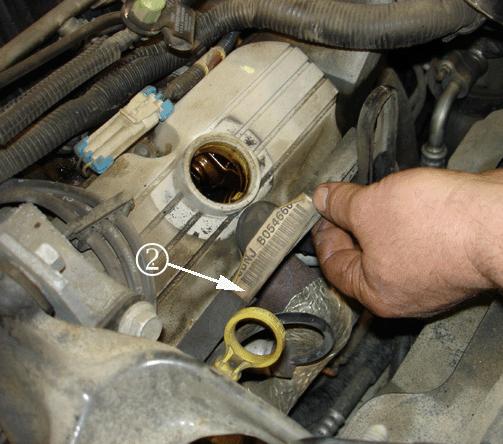 Important: It is not necessary to remove the spark plug wires from the spark plugs. 2.