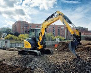 With the SV60, Yanmar gives priority to the environment and to fuel savings: + An ECU manages the RPM according to the torque, optimizing the engine load.