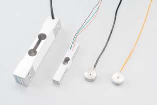 A selection of different load cells Depending on the type of load cell you
