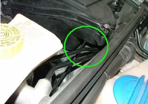 ecu compartment as shown in the above picture.