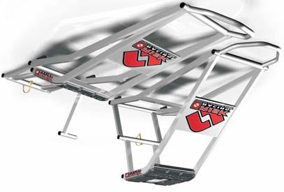 LIFTS AND STANDS Risk Racing RR1 Ride-on Lift 665-77829 $179.95-H No more lifting and grunting, or trying to kick a motorcycle lift under your bike.