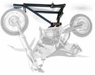 95-H The RR1 MINI motocross lift has all the great features as the full size RR1 packed into a smaller design for Race MINI s and pit bikes.