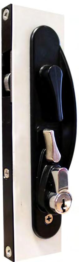 SCREEN DOOR LOCKs SLIDING Easily retro fits existing similar locks Suits left or right handed doors Internal locking snib Strong