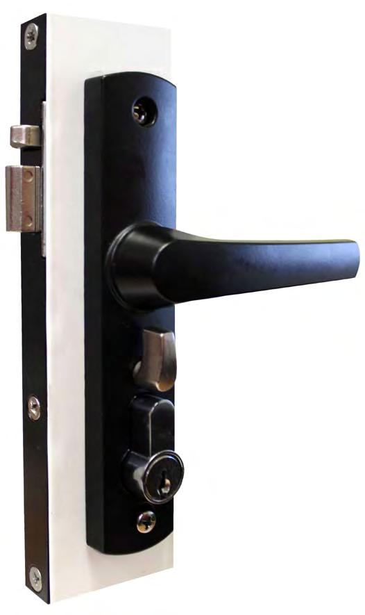 HINGED Easily retro fits existing similar locks Suits left or