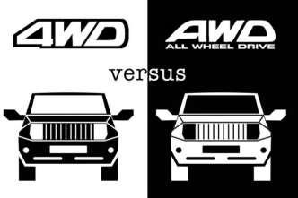 4 Wheel Drive on a vehicle with open differentials is actually 2 wheel drive where 1 tire in front and 1 in the rear drive the vehicle. What's an open differential you say?