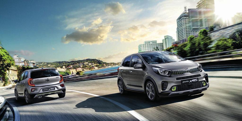Introducing the expressive 'X-Line' and 'X-Line S'. The Picanto 'X-Line' and 'X-Line S' are impossible to miss.
