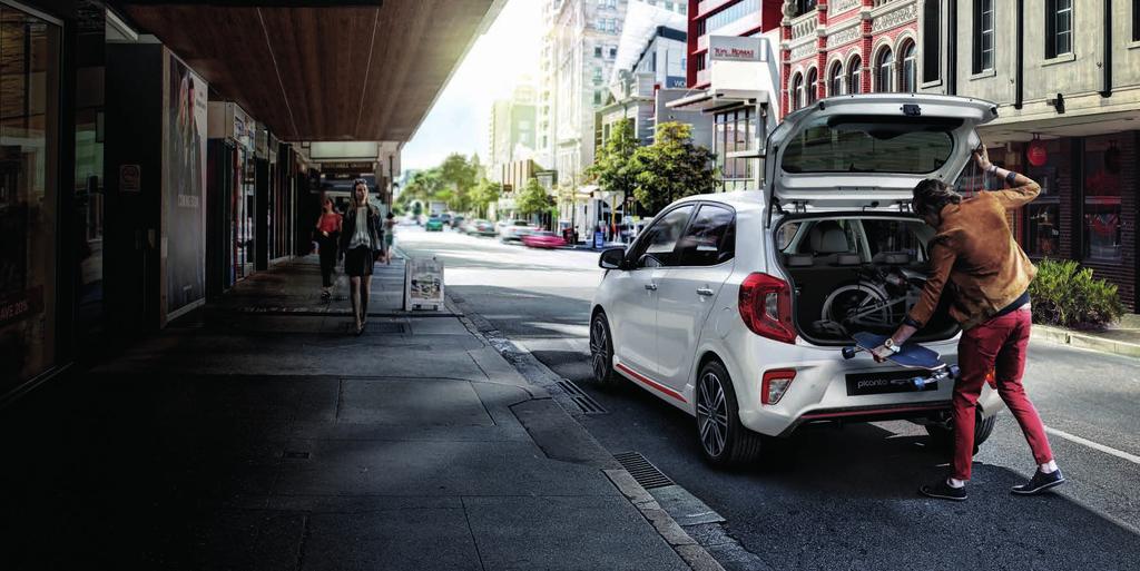 More room. More adventures. The energetic Picanto is ready for anything.