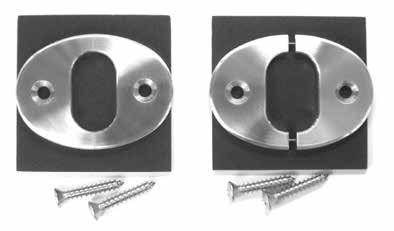 ALUMINUM TRIM 13 Round Hole Brake & Clutch Trim Perfect for round pedal shafts. Fits floor dimmer switch. Use around wires, hoses, harnesses, etc.