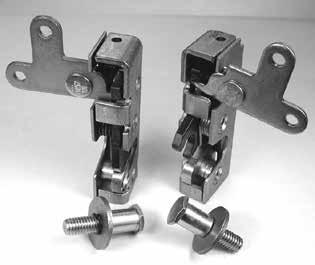 00 Cage Nuts for Medium Size Latches Locking Gator-Jaw TM Latches Locking medium size, single rotor trip latches and strikers.