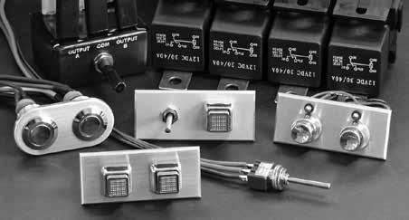 Metal Toggle Switch (7/8" toggle, center off) L10-T... $70.00 L10 Series switches L10R/S-PB/PBL...$95.00-125.00 L75 series switches (on left in photo) with built-in ring LED s.