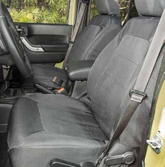 HOT & NEW PRODUCTS BALLISTIC SEAT COVERS Are you looking for a strong and durable seat cover at an affordable price? The Rugged Ridge Ballistic seat covers are what you are looking for.