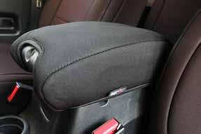Easily installs within seconds and secures with automotive grade adhesive tape. Patent No. D627,285. All-Terrain Center Console Arm Rest Covers Part # 11-17 Wrangler JK, Tan 13107.