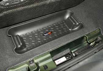 SEAT BACK TRASH BIN The Seat Back Removable Trash Bin from Rugged Ridge makes it easier to pack it in, pack it out. The easily accessible bin attaches to the headrest for convenience.