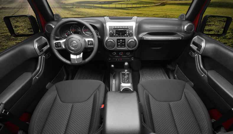 CHARCOAL/SILVER INTERIOR TRIM FOR 11-17 WRANGLER C H E D A Charcoal 11157.24 Charcoal Dressing up your Wrangler has never been more fun!