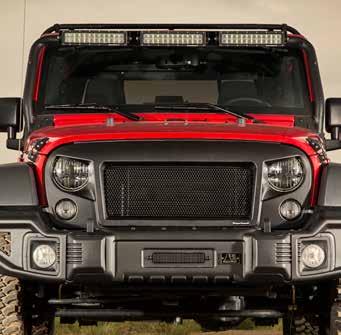A durable black textured powder coat will keep your Modular Light Bar protected from the elements and looking great for years to come. Patent Pending.