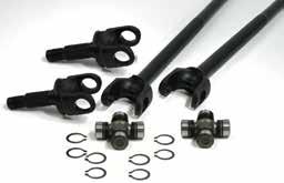 JEEP AXLES & PARTS BY ALLOY USA Alloy USA axle shafts and ring & pinions have been propelling muscle cars, trucks and four wheel drive vehicles down highways, drag strips, back roads and over the