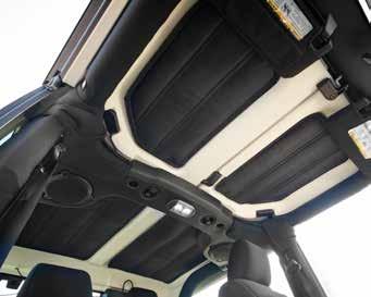 The Eclipse Cargo Barrier also helps keep your 4-legged Jeepers contained safely inside for added peace of mind. Eclipse Sun Shade - Rear Cargo Part # 07-17 Wrangler, 4-Door 13579.
