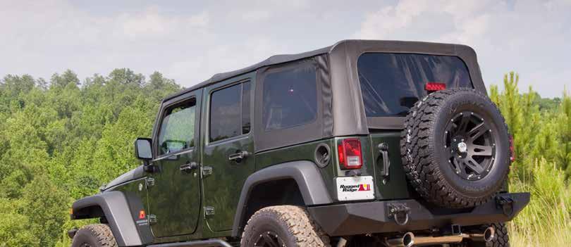 XHD REPLACEMENT SOFT TOPS Rugged Ridge replacement tops use only the finest vinyl coated polyester.