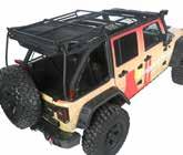 capacity roof rack is an advanced externally suspended soft-top design that fastens using a series of Velcro