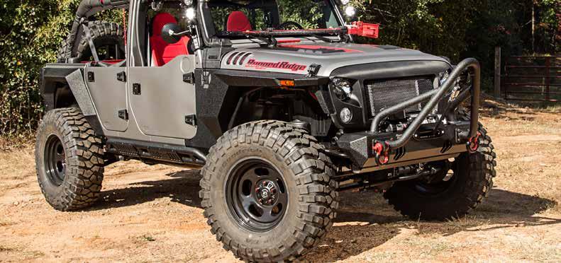HOT & NEW PRODUCTS XHD ARMOR FENDERS Rugged Ridge JK XHD Armor Fenders represent some of the most extreme off-road styling that has ever been offered for the Wrangler JK.