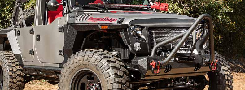 11540.56 XHD MODULAR BUMPER SYSTEM No other bumper can give your Jeep this many looks. The modular design provides dozens of different looks and styles, you can build the exact bumper of your choice!