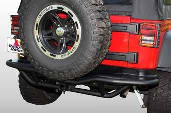 Each Rock Slider also features an integrated four-inch step making climbing in and out of Jeeps