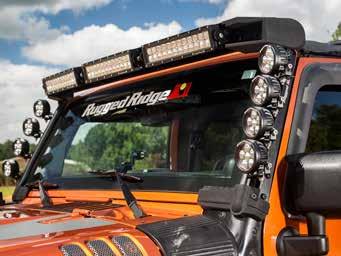 The Elite Fast Track Light Bars innovative design incorporates a revolutionary series of channels that run the length of the a-pillars and crossover section so that any variety or combination of